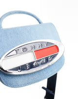 Tommy Jeans origin crossbody bag in light blue denim