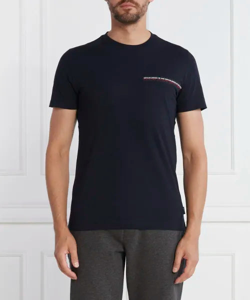 Hilfiger t-shirt small chest stripe monotype tee