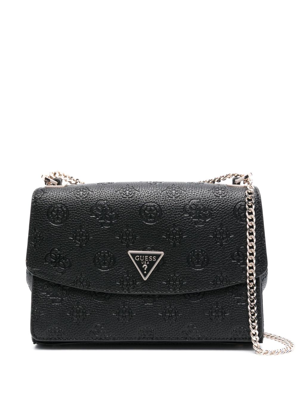 Guess Women’s Embossed Logo Crossbody Bag – Black