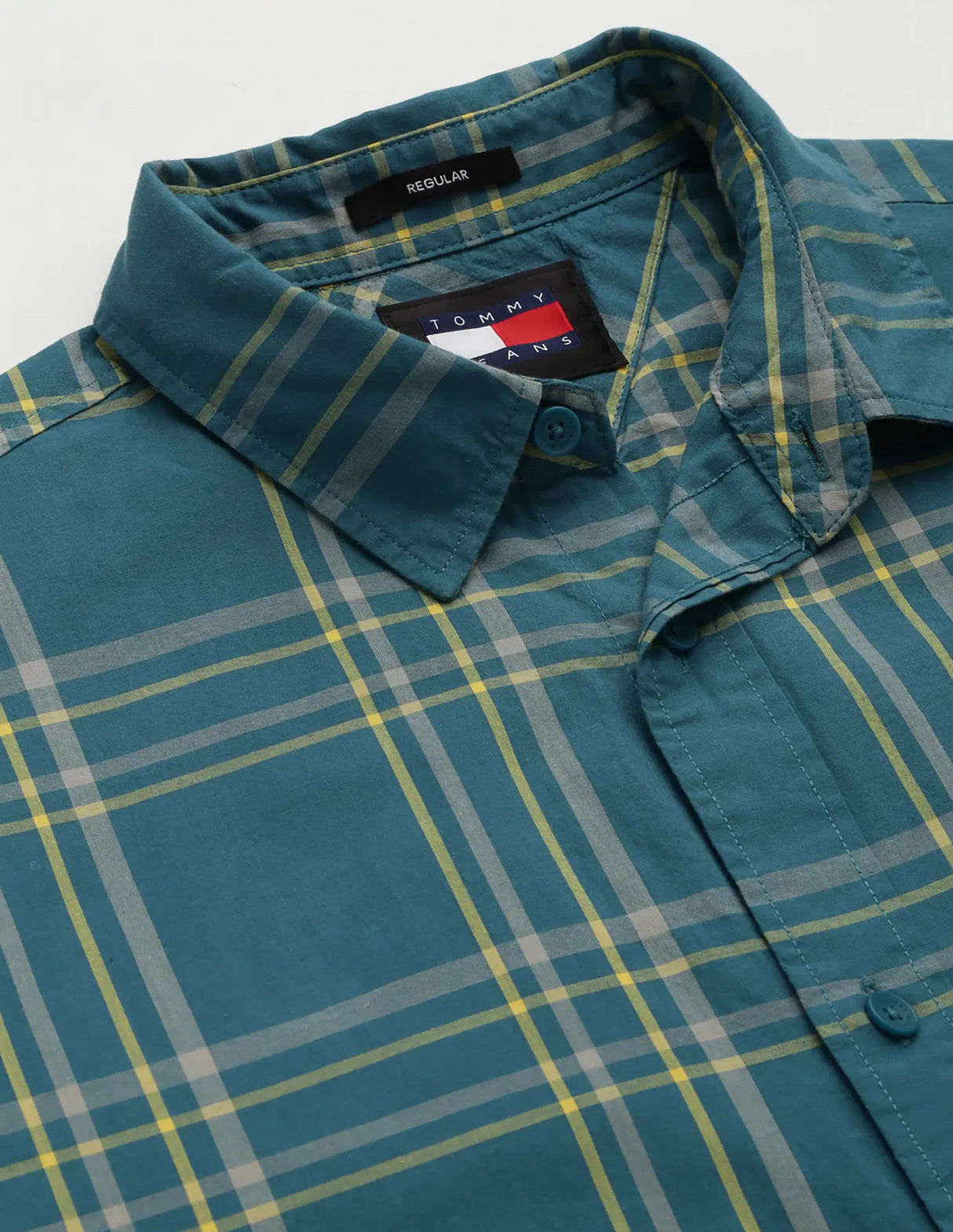 Tommy Hilfiger Poplin Tartan Check Shirt