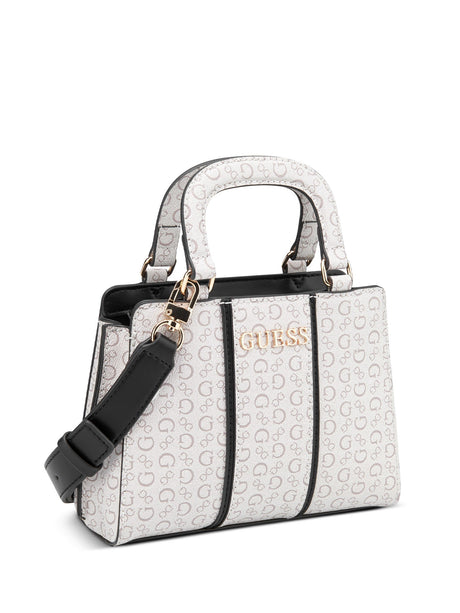 Guess Monogram Top Handle Handbag