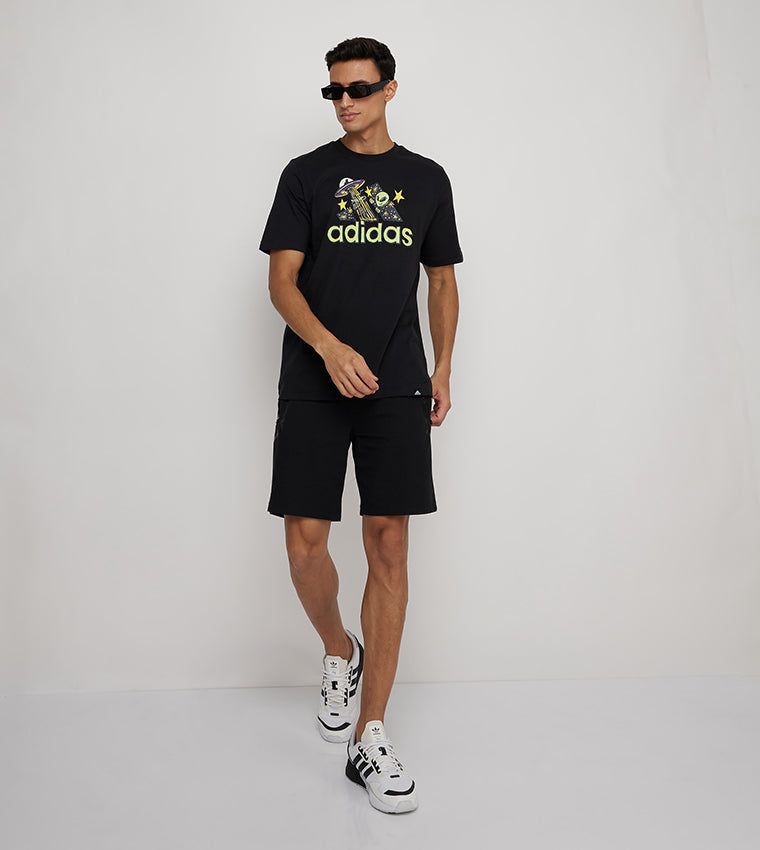 ADIDAS Logo Printed Short Sleeves T-Shirt