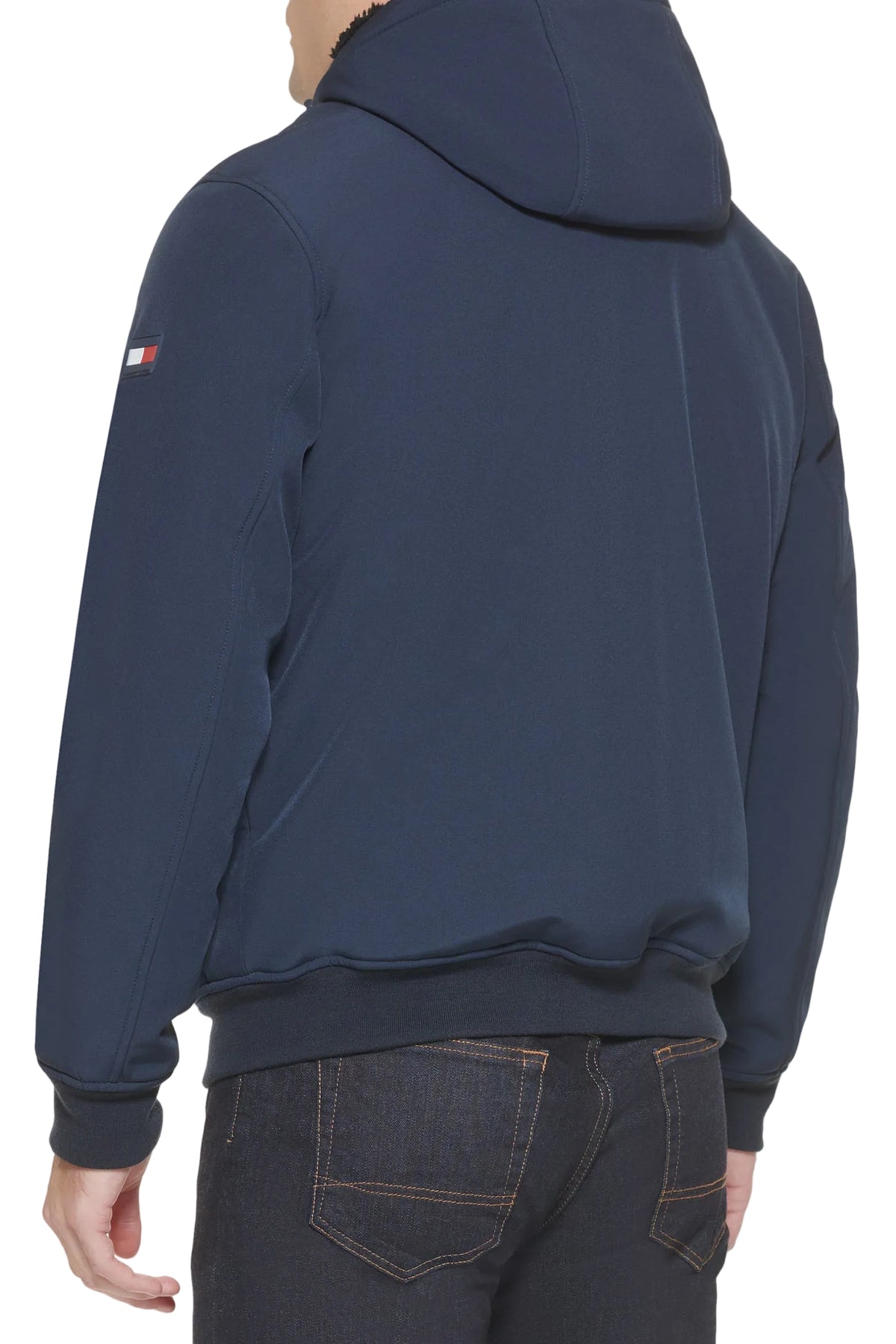 TOMMY HILFIGER Softshell Hooded Men jacket _ Navy