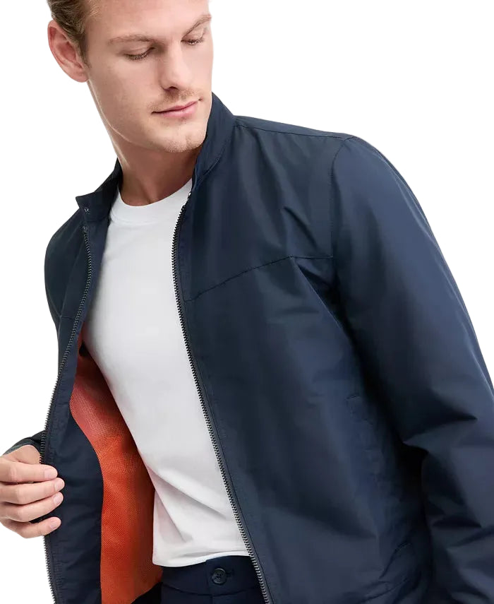 Michael Kors  lightweight zip-up motorcyclegolf  Men Jacket _ Navy