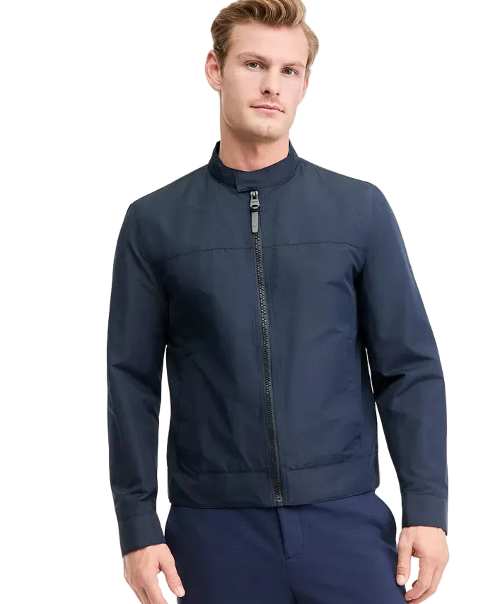 Michael Kors  lightweight zip-up motorcyclegolf  Men Jacket _ Navy