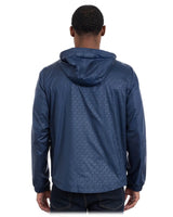 Michael Kors Windbreaker Micro print Men Hooded  Jacket – Navy