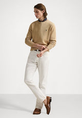 Ralph Lauren Men’s Classic Camel Crewneck Knit Sweater