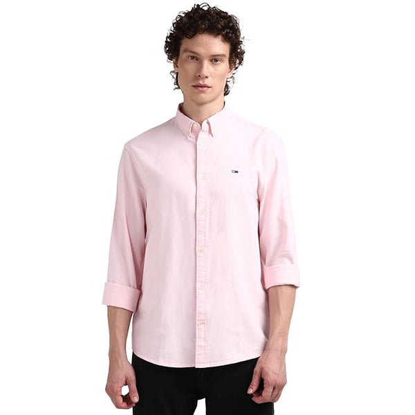 Tommy Hilfiger Men's Solid Regular Fit Shirt