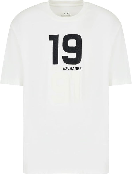 Armani Exchange 1991 classic neck short sleeve t-shirt