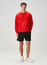 Tommy Jeans Sweatshirt Round Neck Men Red (BH)