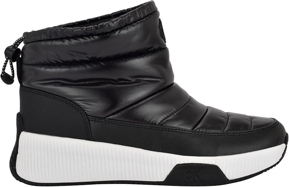 Calvin Klein Quilted Winter Snow Boot – Black