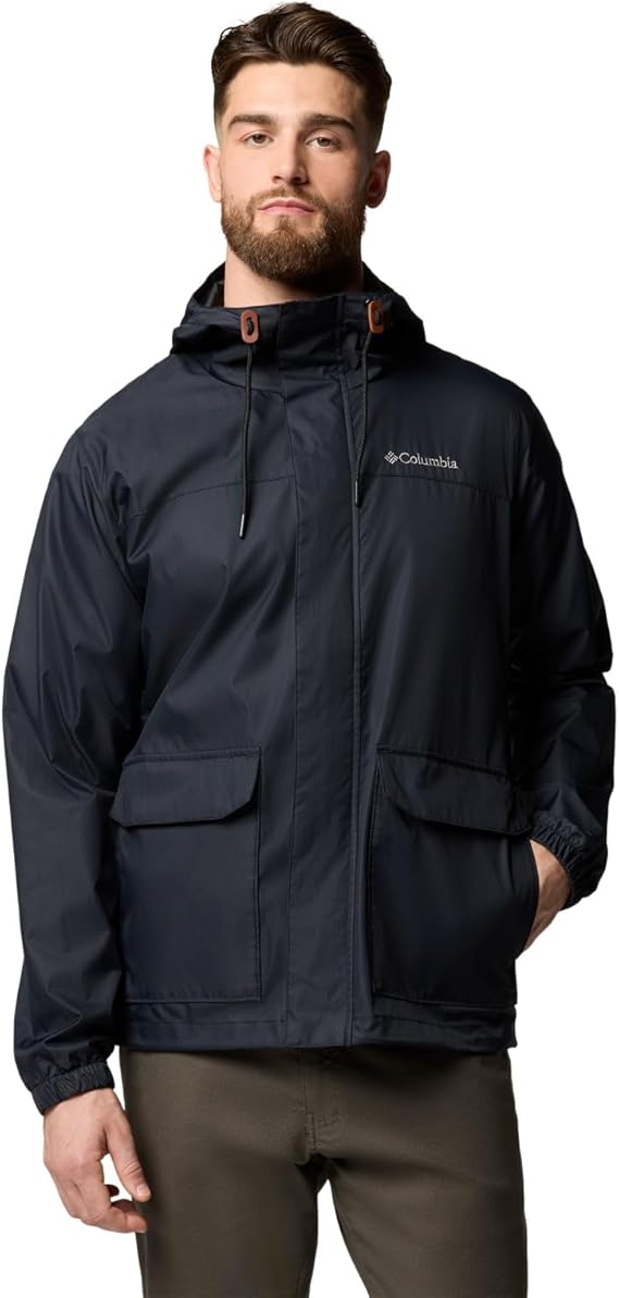 Columbia Men’s Waterproof Hooded Jacket – Navy