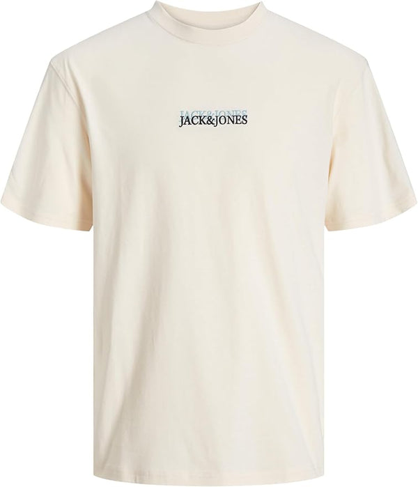 JACK & JONES Men's Jorlafayette Emb Tee SS Crew Neck T-Shirt