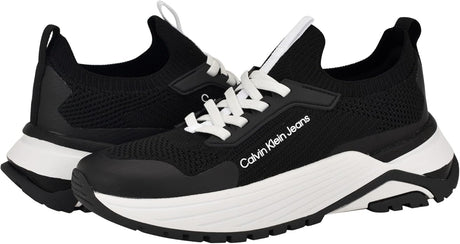 Calvin Klein Jeans Women’s Black Knit Chunky Sole Sneakers