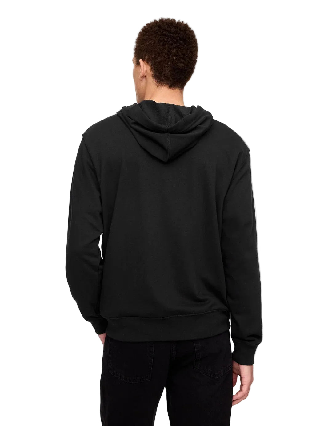 GAP Logo Zip Up Hoodie _ Black