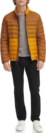 Tommy Hilfiger Men's Lightweight Packable Puffer Jacket (Ah-USA)