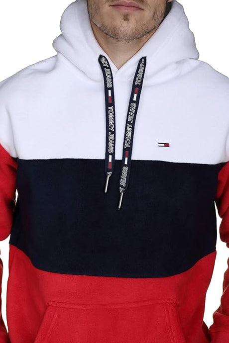 Tommy Jeans Men’s Multi Color Flag Logo Hoodie ( KHB )