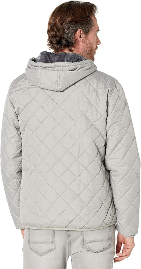 U.S POLO Jacket Silver QUILTED  Men's  (Ah-USA)