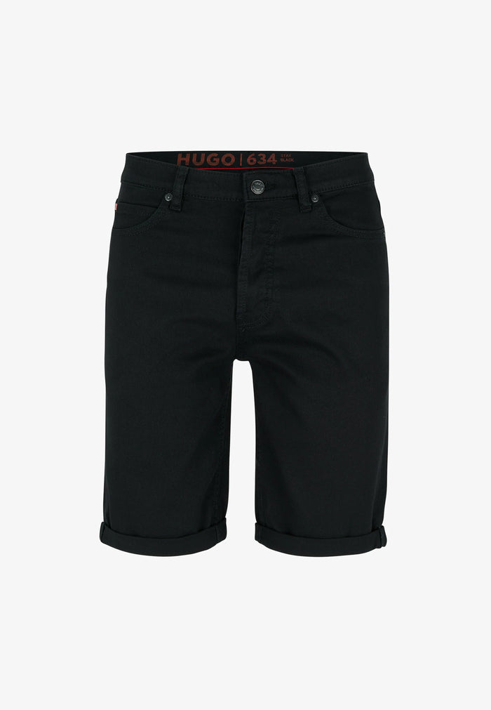 Hugo Boss Men's black denim  Shorts