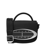 Tommy Jeans Women’s Black Logo Flap Bag – Bold Street Style