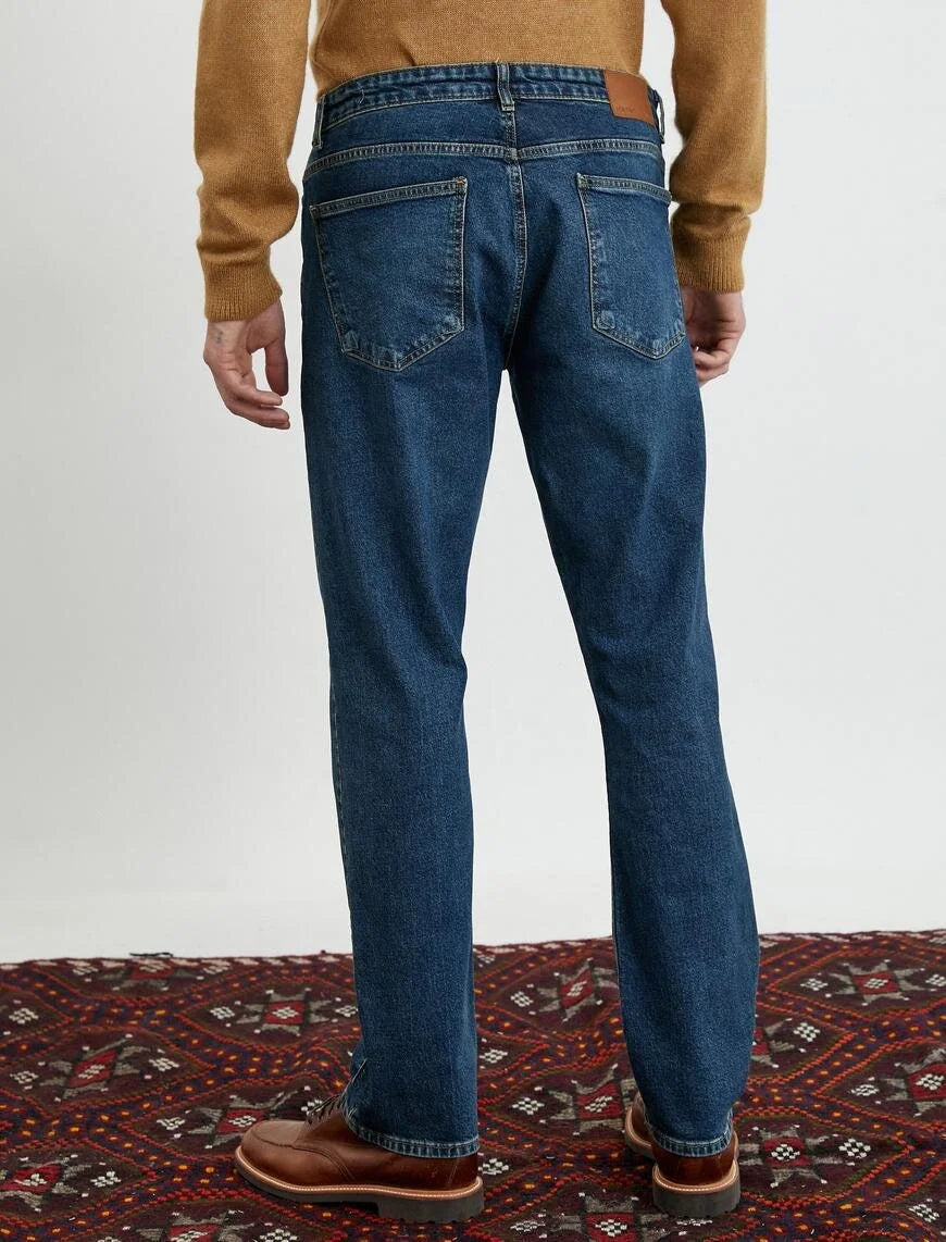 KOTON STRAIGHT FIT PANTS JEANS