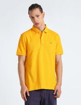 TOMMY HILFIGER Men Stretch Slim Fit Polo T-Shirt