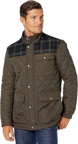 Cole Haan Men’s Quilted Field Jacket – Olive Green