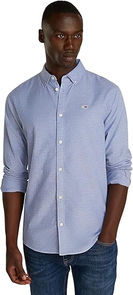 Tommy Jeans Men's Tjm Slim Stretch Oxford Shirt Shirt