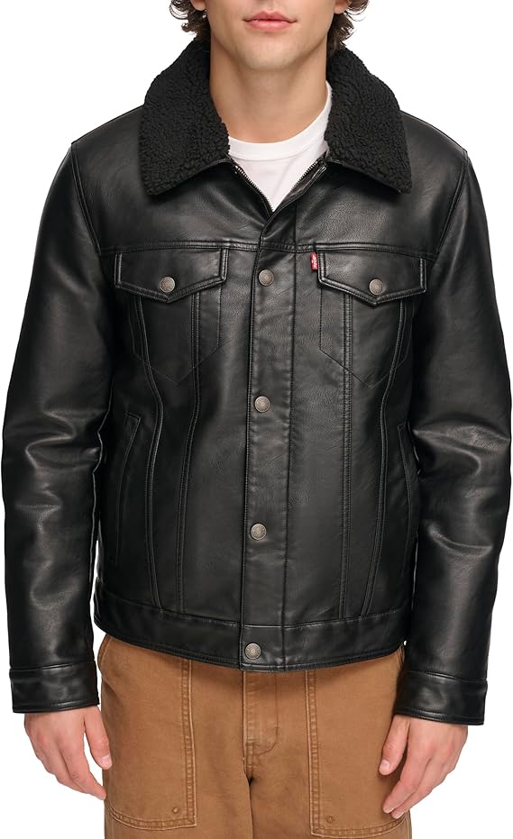 Levi's Faux Leather Classic Trucker Jacket