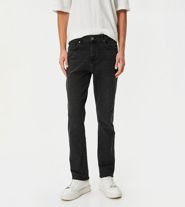 Cotton Mid waist skinny jeans