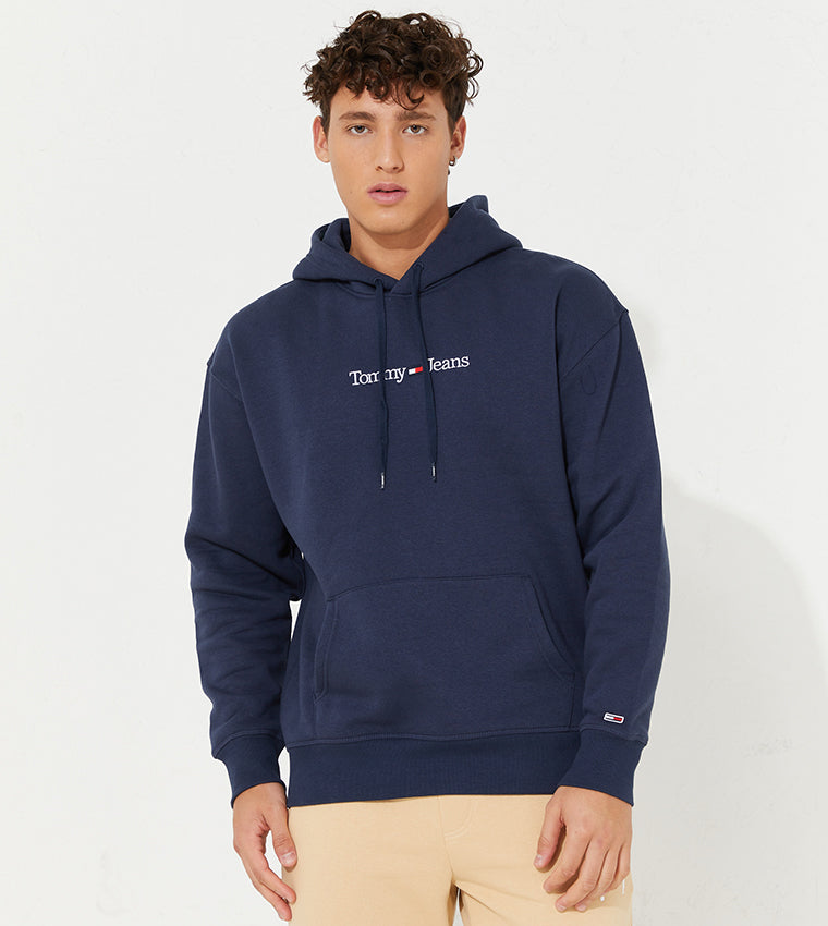 Tommy Jeans Men’s Navy Logo Hoodie