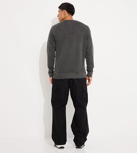 Tommy Jeans Sweatshirt Round Neck Men Grey (BH)