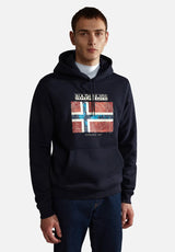 NAPAPIJRI Hoodie Logo Men Navy (BH)