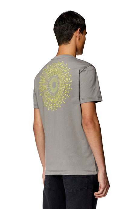 diesel  logo printed crewneck t-shirt