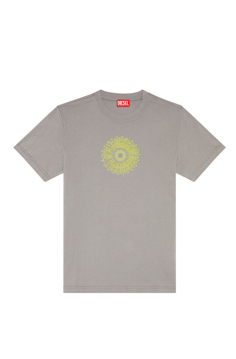 diesel  logo printed crewneck t-shirt