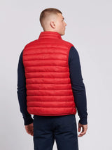 U.S POLO  Red QUILTED  Men's VEST (Ah-USA)