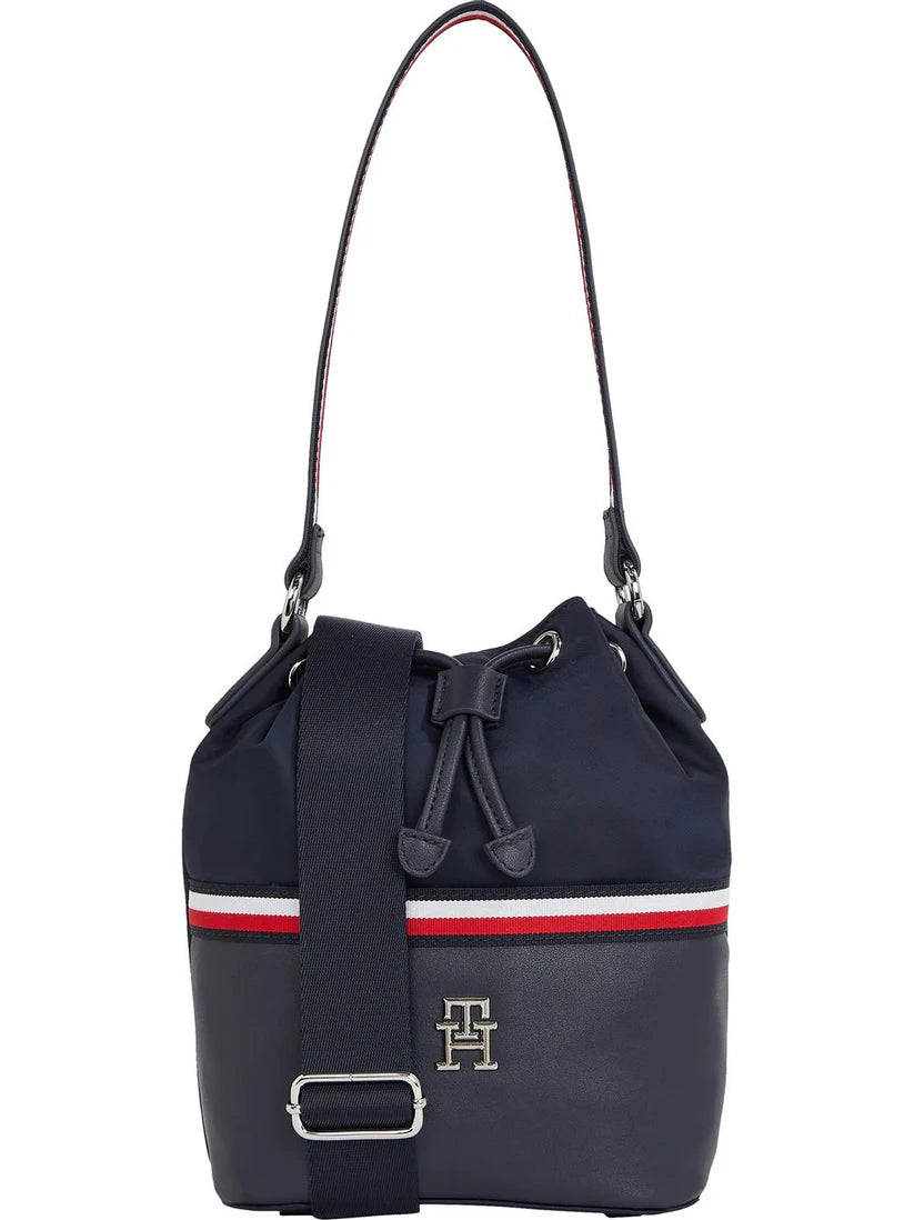 Tommy Hilfiger Riley All Over Monogram Baguette Bag