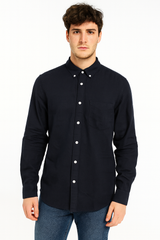 Only & Sons Classic Navy Button-Down Shirt