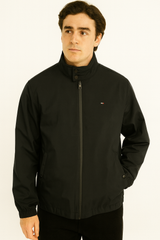 Tommy Hilfiger Men’s Black Lightweight Zip-Up Jacket