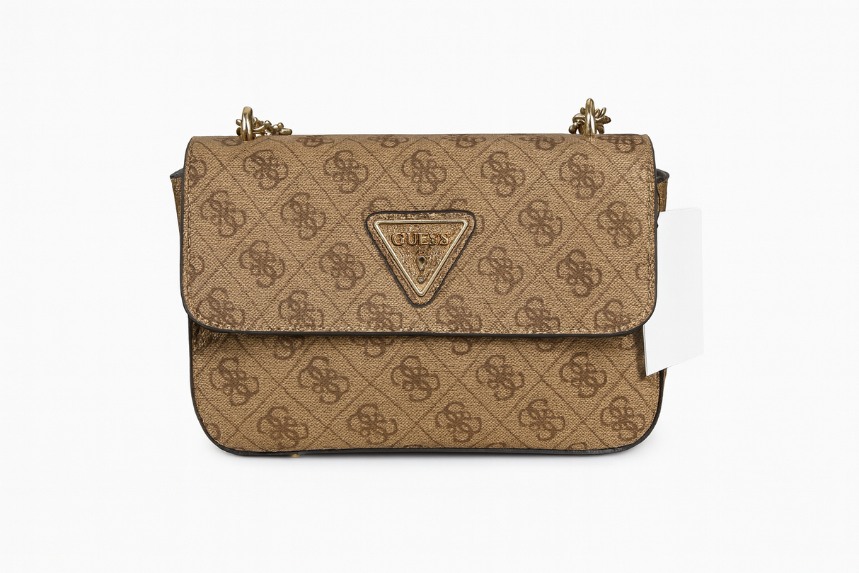 Guess Women’s Crossbody Shoulder Bag – Brown Monogram