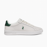 Ralph Lauren Polo Men’s Classic Low-Top Sneakers – White & Green