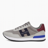 Tommy Hilfiger Retro Runner Sneakers – Grey & Navy Heritage Style