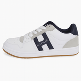 Tommy Hilfiger Men’s White Sneakers with Navy