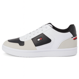 Tommy Hilfiger Men's Casual Sneakers – White, Black & Beige