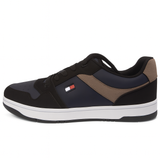 Tommy Hilfiger Men's Casual Sneakers – Black, Navy & Brown
