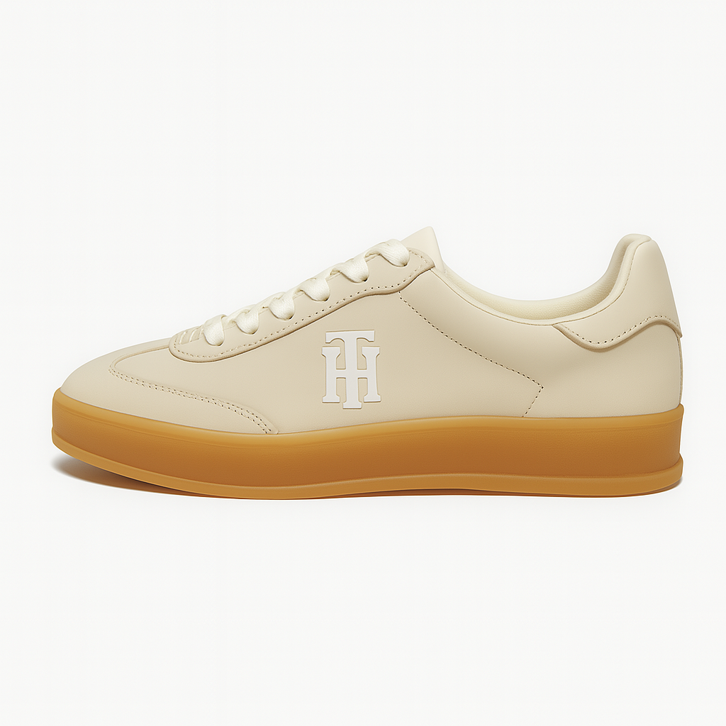 Tommy Hilfiger Women’s Sandstone Suede Platform Sneaker