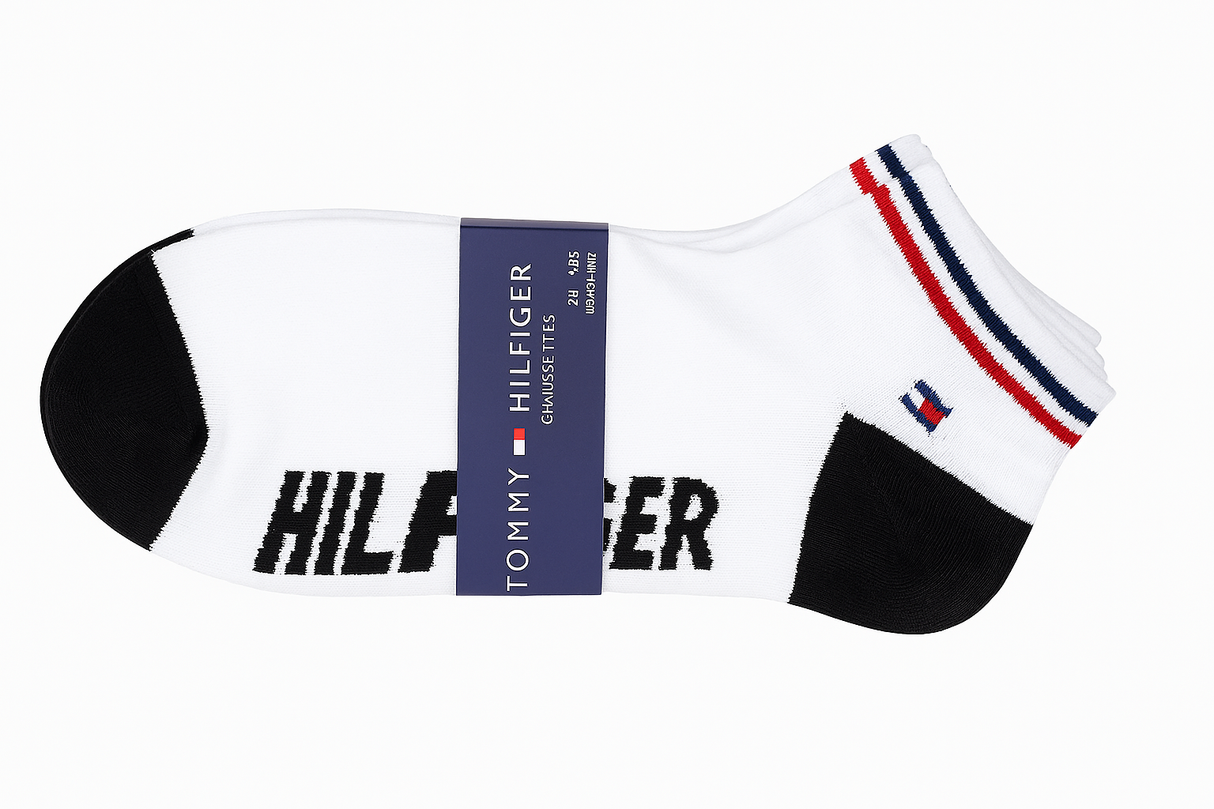 Tommy Hilfiger Men's Low-Cut Logo Socks