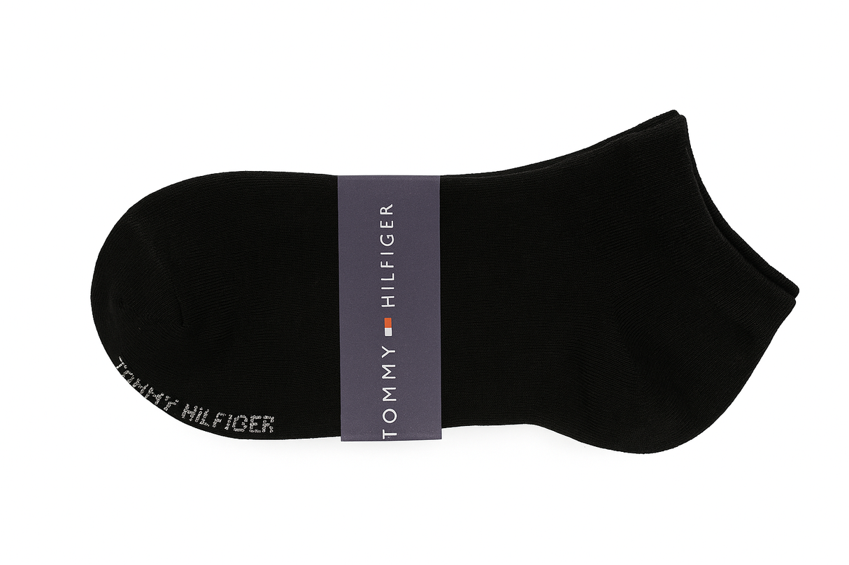 Tommy Hilfiger Men's Black No-Show Socks
