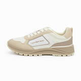 Calvin Klein Jeans Women’s Beige & White Running Sneakers