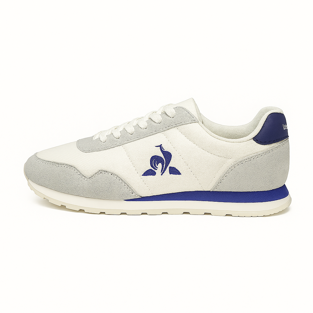 Le Coq Sportif Racer Heritage Sneaker – Men’s Off-White & Blue